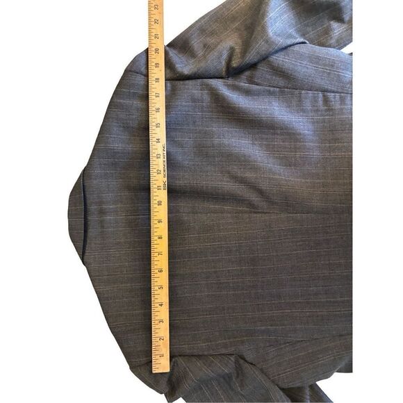 Perry Ellis men’s suit jacket gray made in the USA virgin wool - Picture 7 of 11